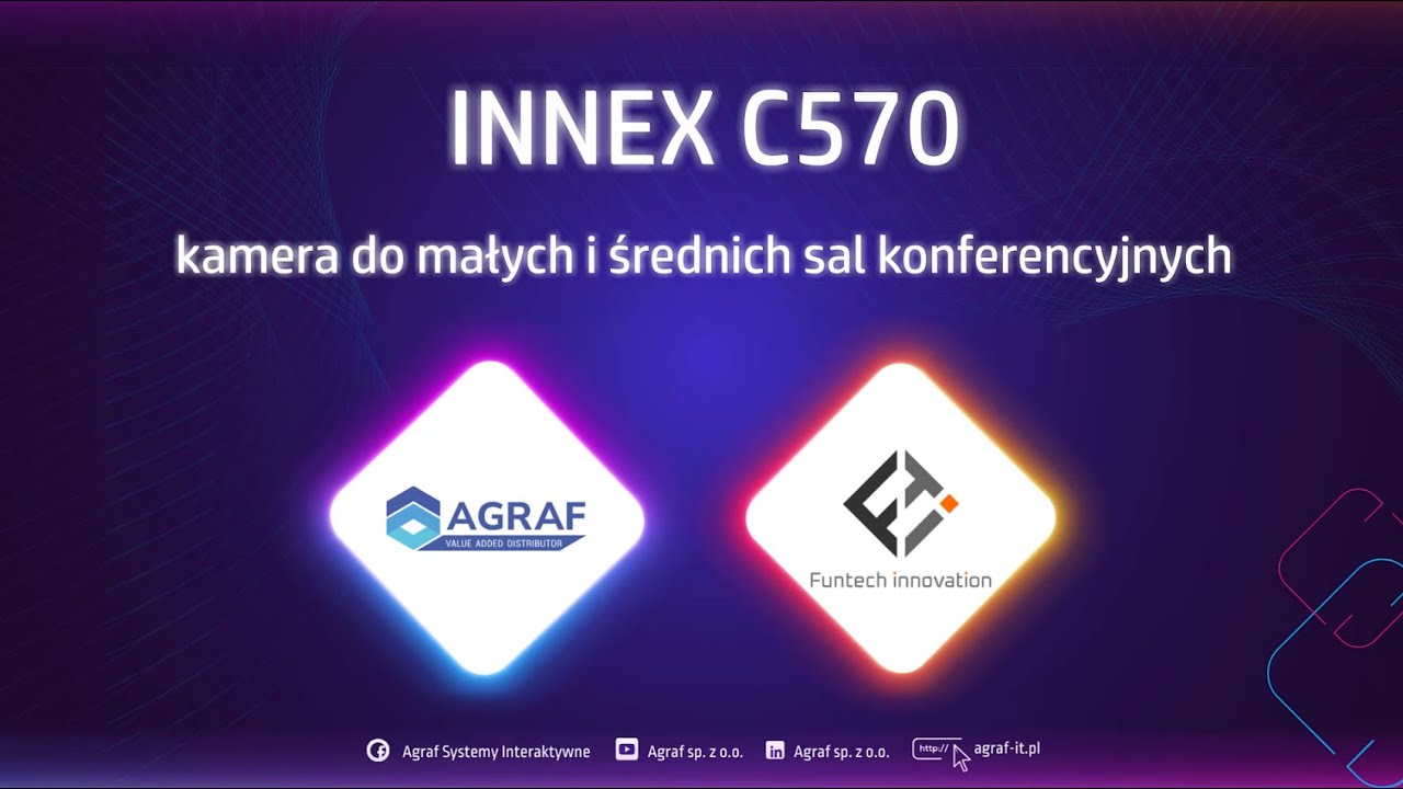 INNEX C570 @FunTechInnovation_Europe - kamera do małych i średnich sal konferencyjnych
