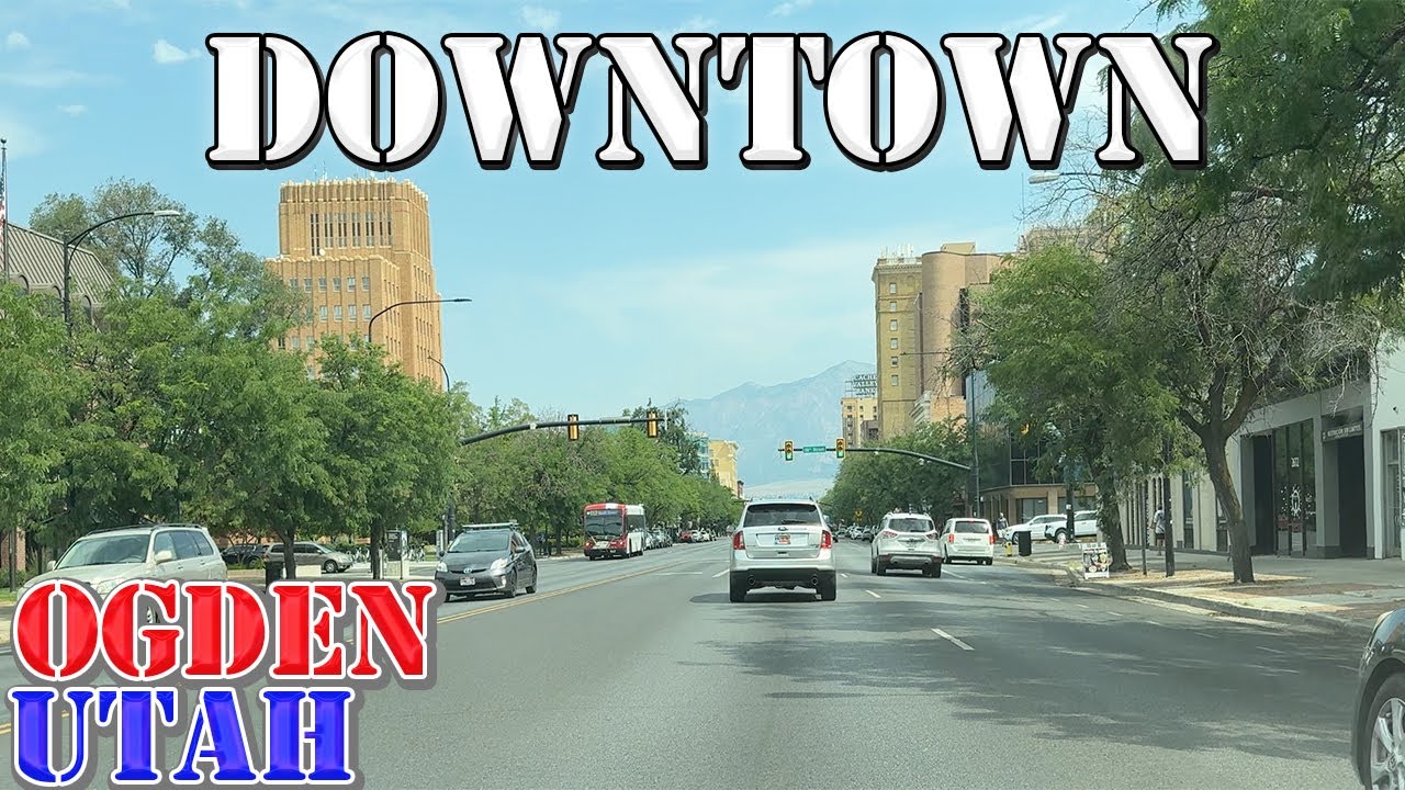 Ogden - Utah - 4K Downtown Drive