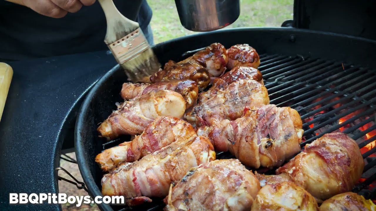 BACON Chicken Drumsticks | Recipe | BBQ Pit Boys
