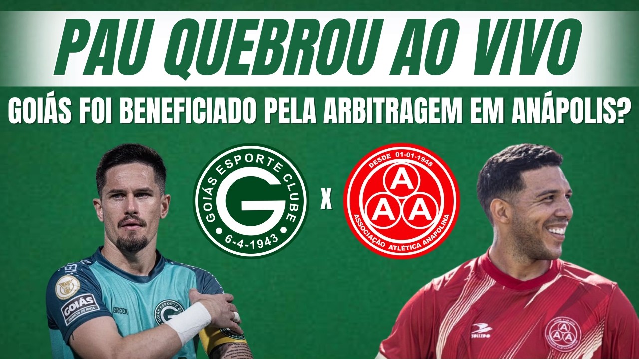 Goiás favorito contra a Anápolis, e pênalti para a Xata movimentam o Debate das Feras