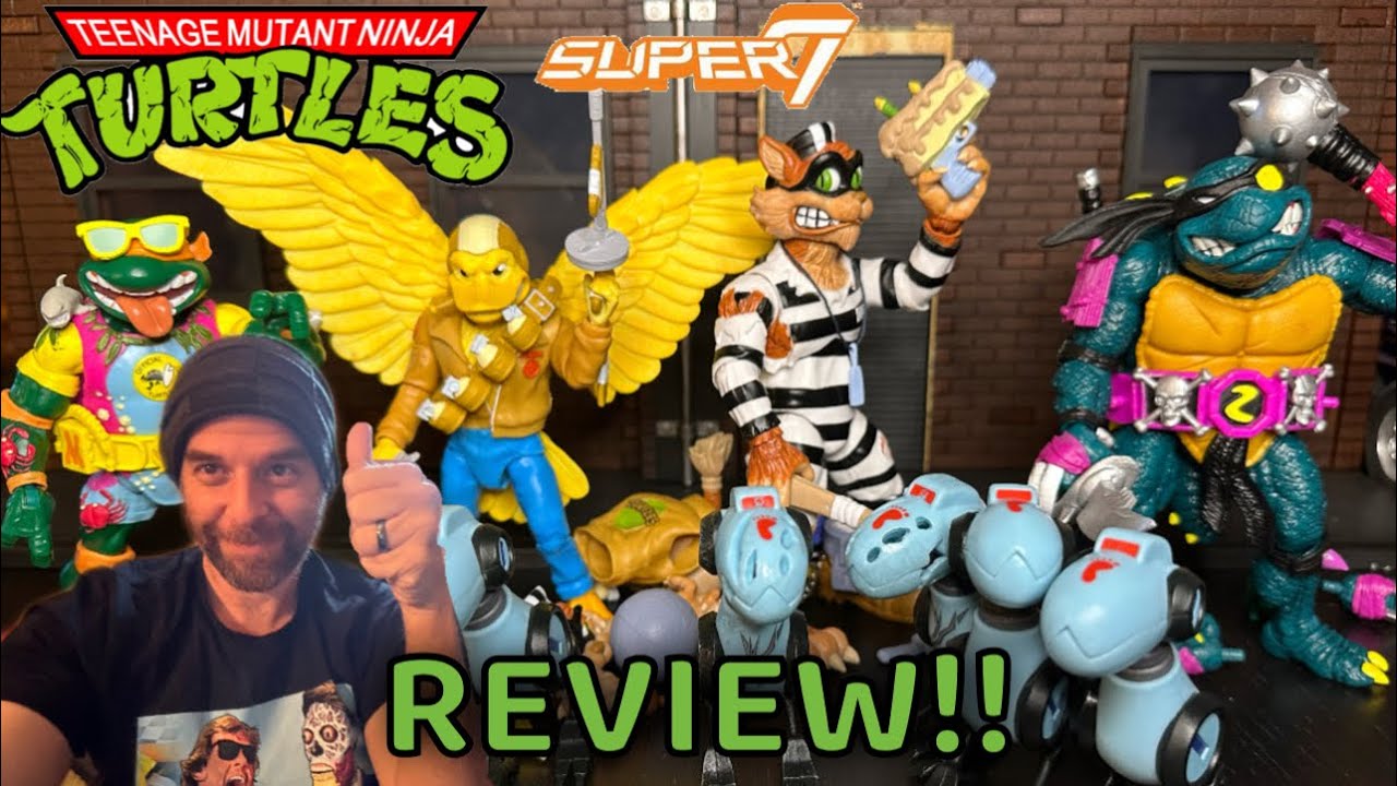 WOW. The good and bad, SUPER7 TMNT wave 6 REVIEW and comparisons! Slash, Scratch, Ace Duck!
