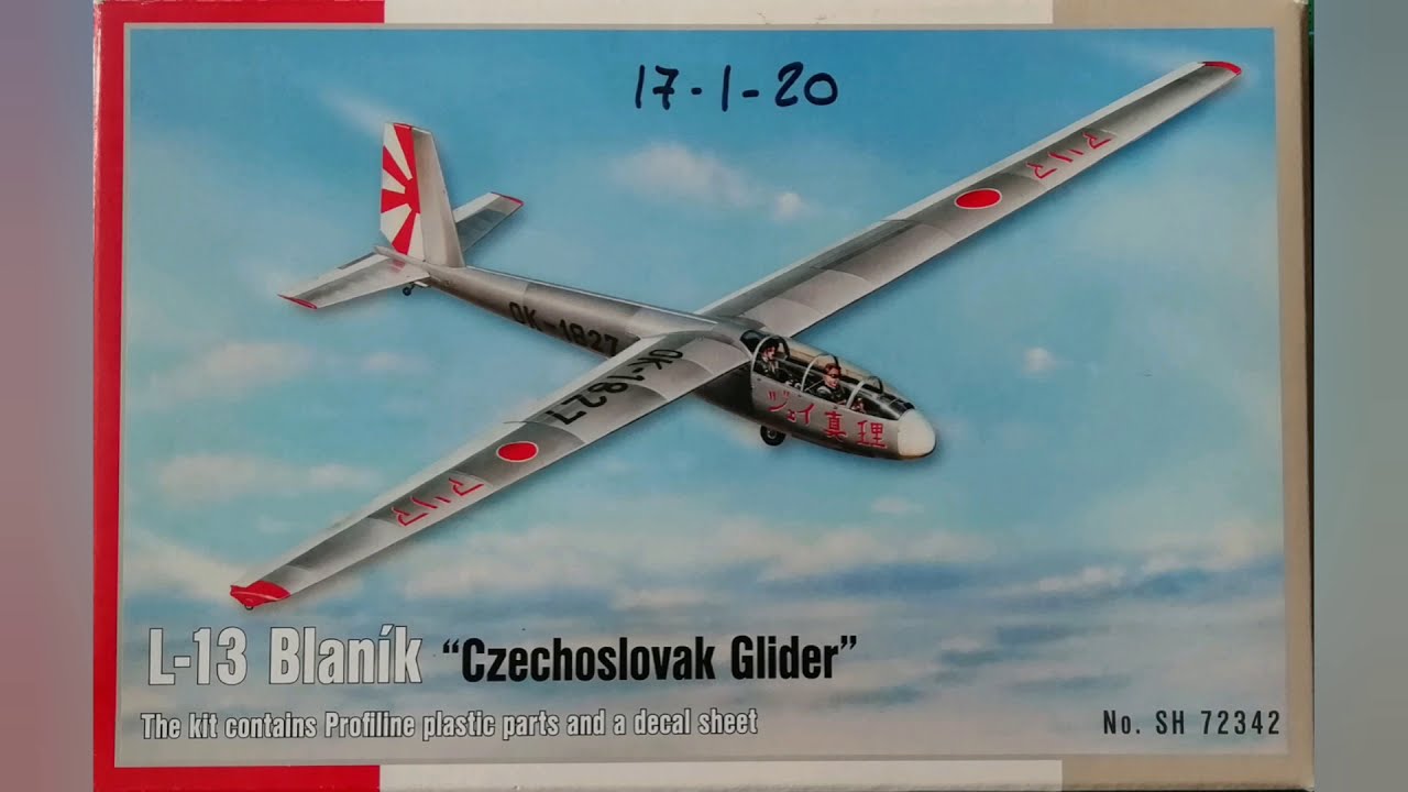 Glider Let L-13 Blanik 1:72 scale