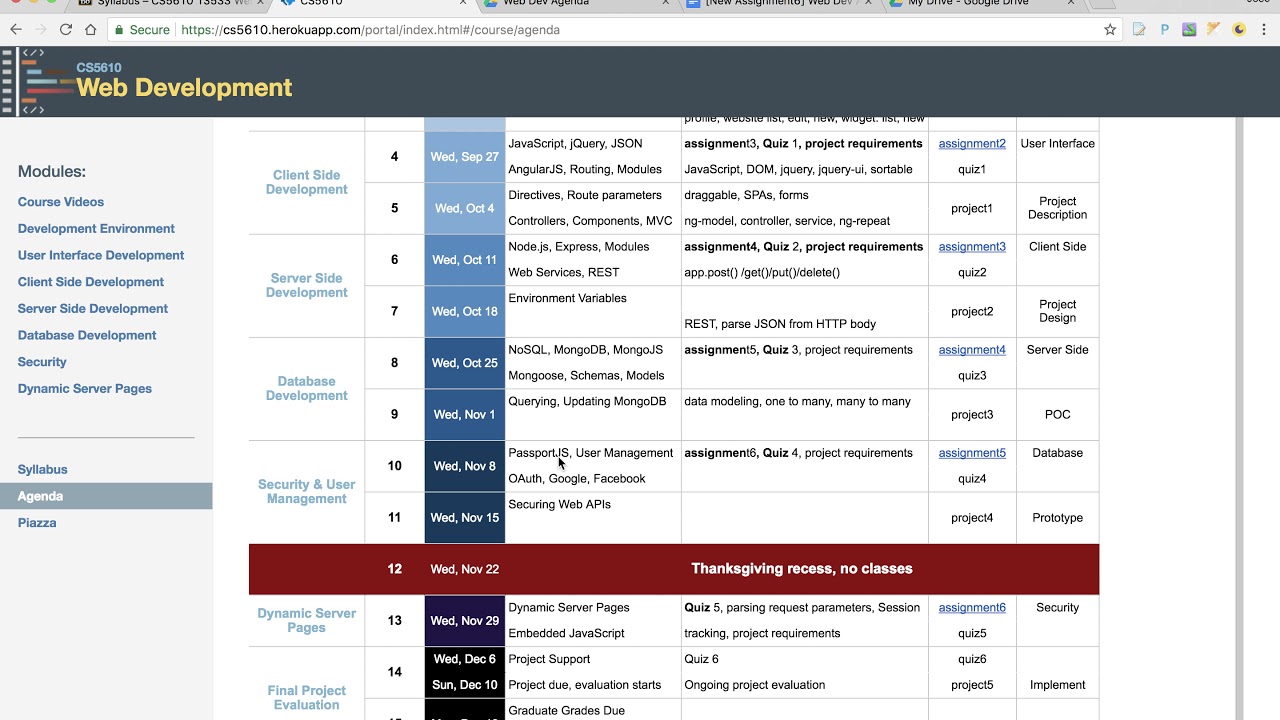 10000 agenda review securing MEAN web sites