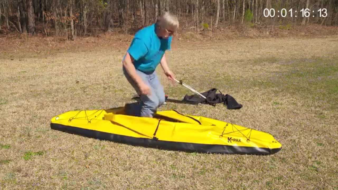 Folding Boat Assembly in Real Time: 3 Minutes & 14 Seconds