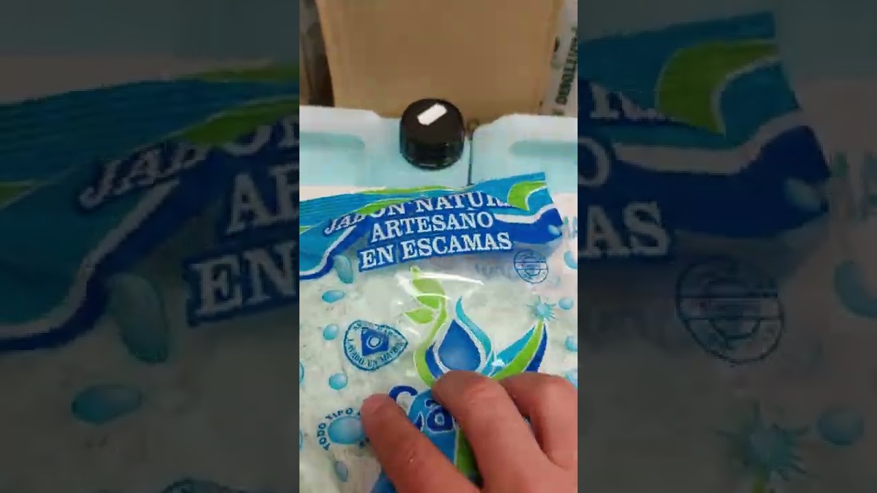 Jabón Artesano en Escamas Carylu Verde 350grs