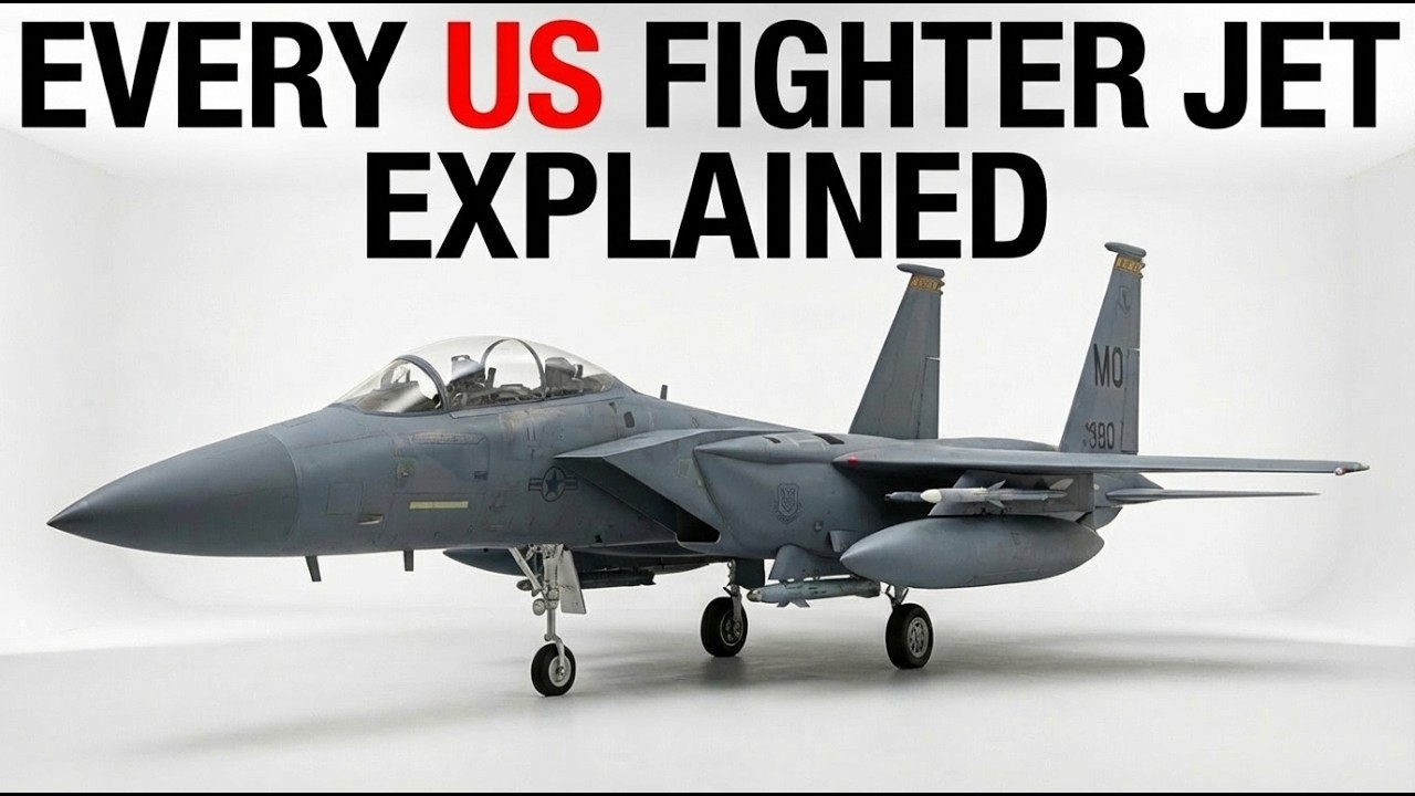 Every US Fighter Jet Explained in 10 Minutes