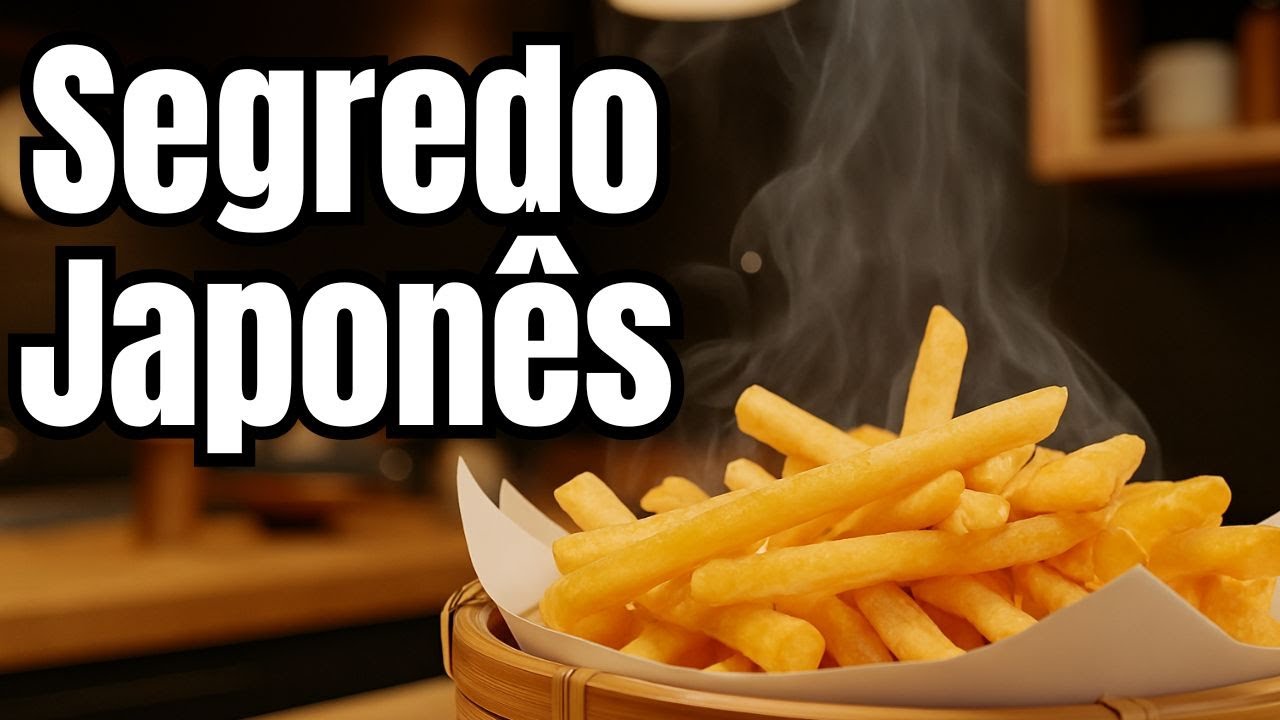A VERDADE do Truque Japonês para a BATATA FRITA CROCANTE! 😱🍟