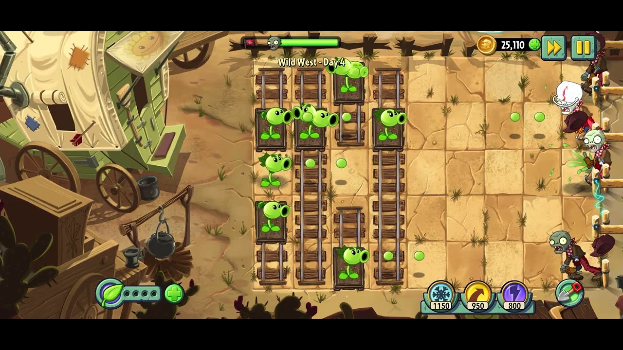 Plants vs Zombies 2 - Wild West - Day 4 - 2026 Gameplay