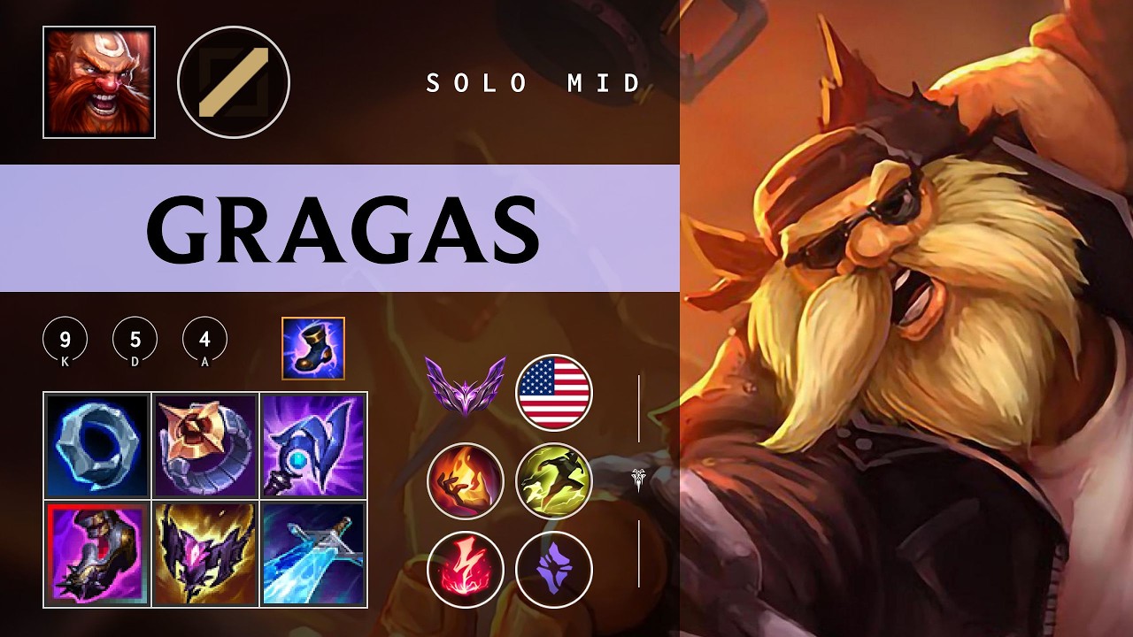 Gragas Mid vs Nasus - NA Master Patch 26.03