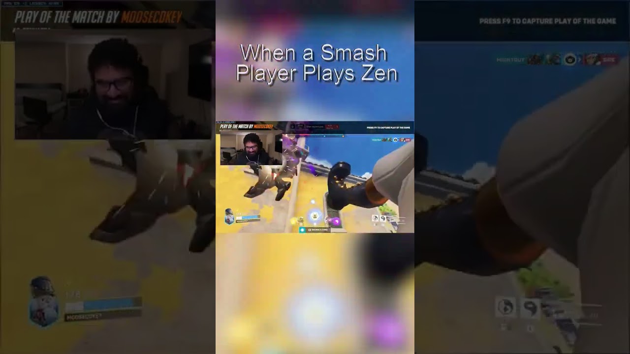 When a smash player plays Zenyatta #overwatch #smashbros #twitch #overwatch2