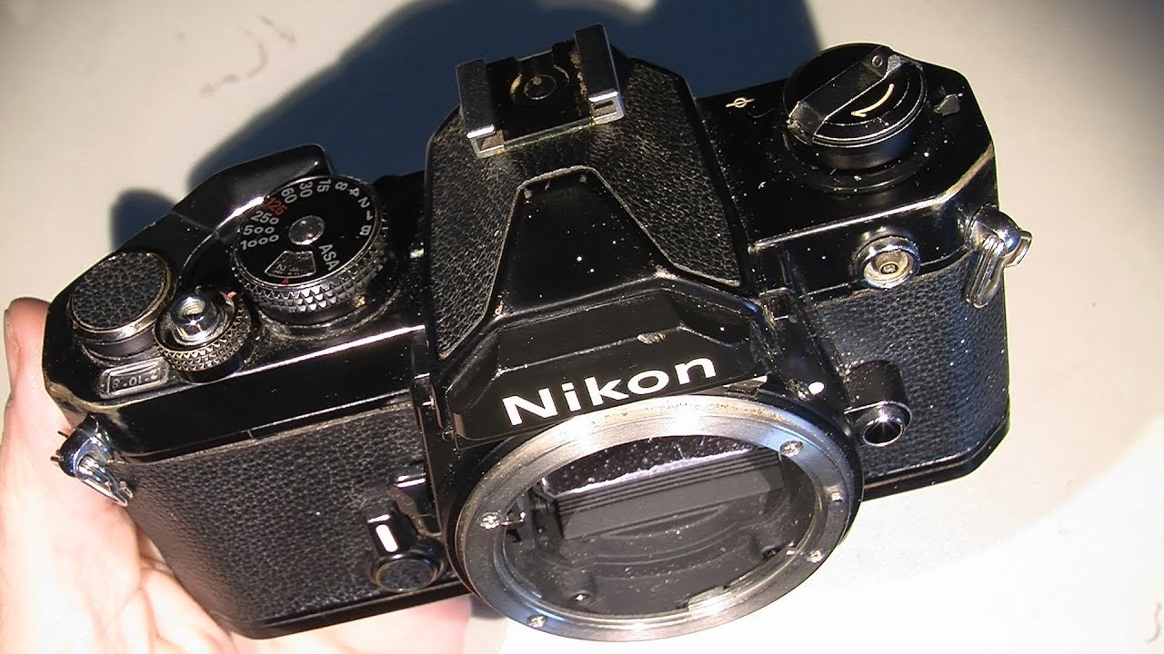 How to take off the top cover on Nikon FM