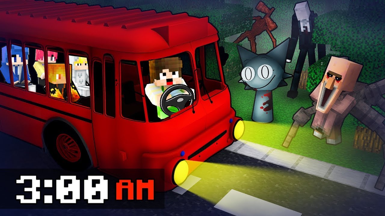 Đừng Đi Chuyến Xe Này Vào Lúc 3H SÁNG Trong Minecraft