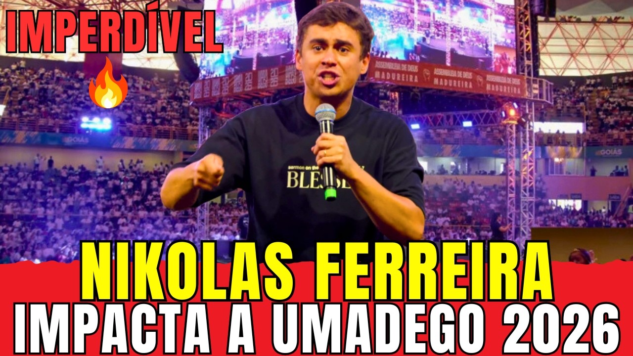 NIKOLAS FERREIRA IMPACTA A UMADEGO 2026 COM ALERTA URGENTE À JUVENTUDE É DE ARREPIAR -PREGAÇÃO FORTE