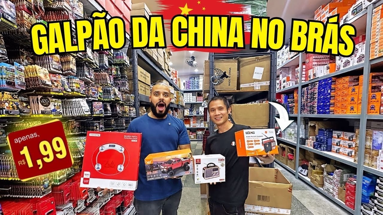 A SHOPEE DO BRÁS | NOVA LOJA DE IMPORTADOS POR R$1,99 BARATO MELHOR QUE A 25 DE MARÇO ELETRÔNICOS SP