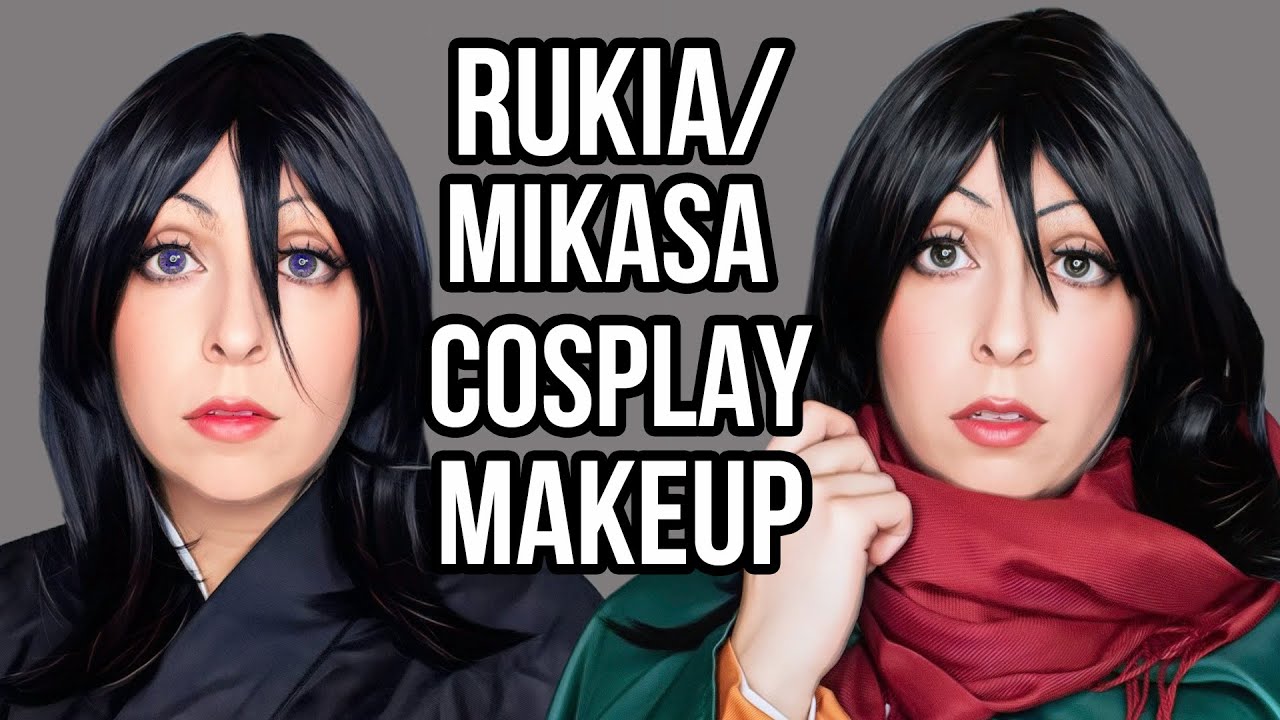 MIKASA/RUKIA COSPLAY MAKEUP TEST