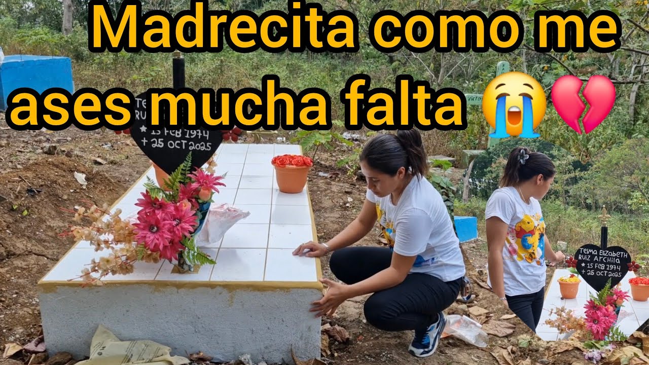 Mariana Con Todo El Dolor😭 De Su Corazón Llega Hasta Donde Esta Doña Telma Enterrada💔🕊