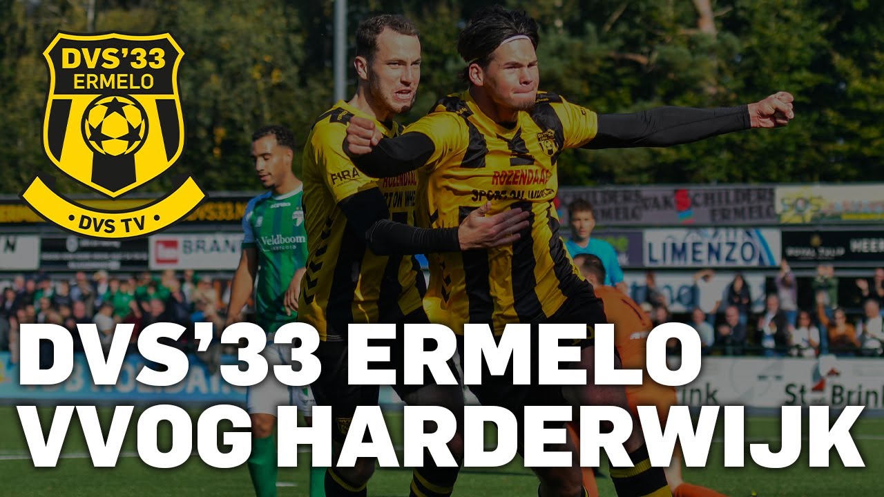 FANTASTISCHE DERBY TUSSEN DVS'33 EN VVOG | DVS'33 ERMELO - VVOG | Derde Divisie | Samenvatting