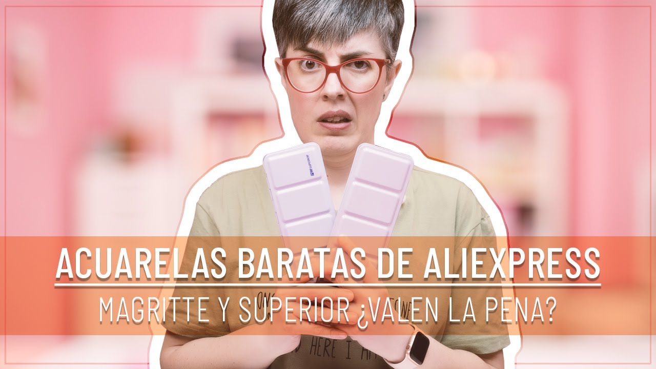 ACUARELAS MUY BARATAS DE ALIEXPRESS | Superior y Magritte ¿Se salva alguna?