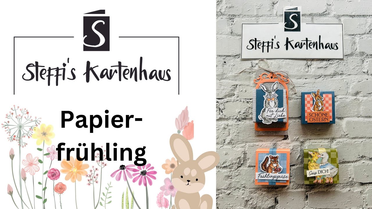 Miniosterhasen Lift Verpackung Goodie Swap Märchenhafte Gefährten Stampin‘ Up!