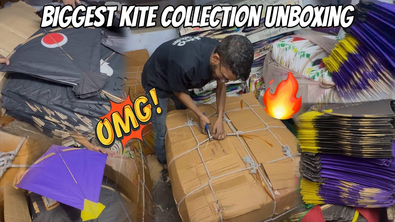 BIGGEST KITE BOX UNBOXING | HANDIPURA KITE MARKET JAIPUR | TOURNAMENT QUALITY KITES | JAIPUR VLOG | 