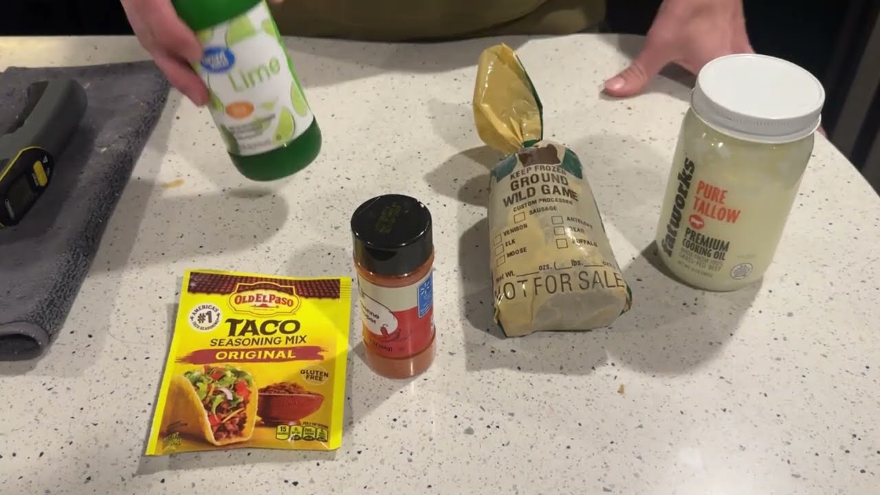 Deer tacos in 15 minutes 