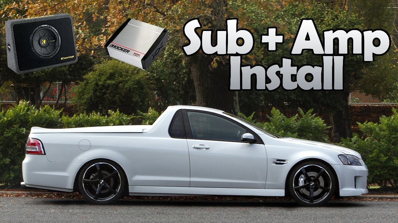 How to Install a Sub and Amp - VE Commodore