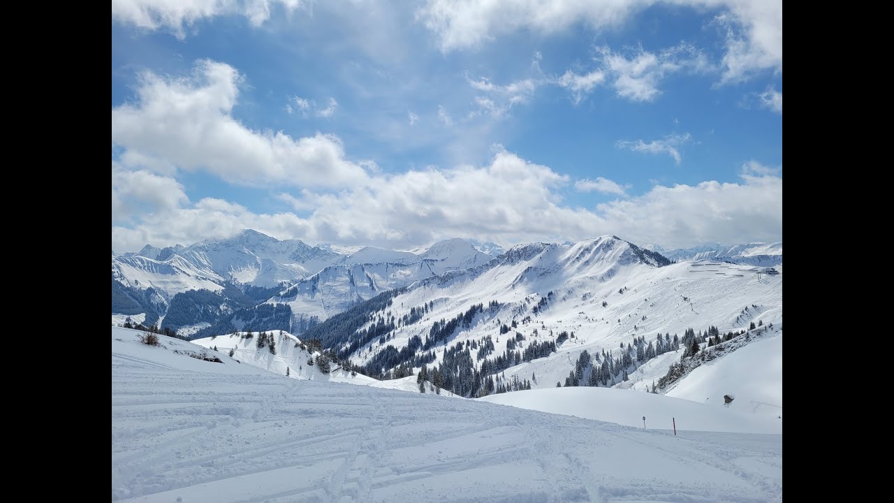 Spring skiing at Damüls-Mellau in Vorarlberg, Austria