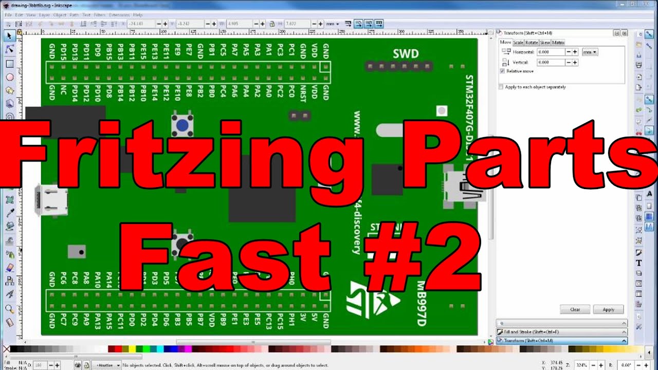 Fritzing Parts Fast pt2 - Breadboard pt2