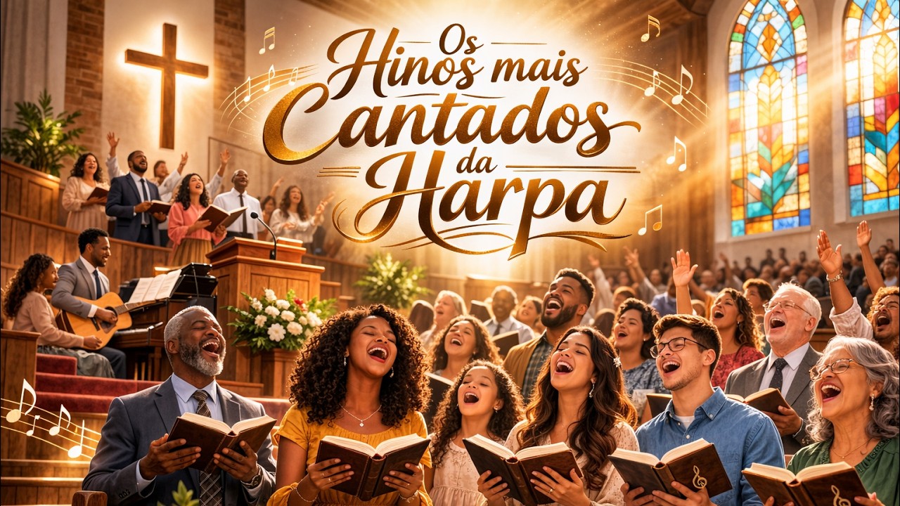 1 HORA COM com os hinos da HARPA mais cantados na igreja🔥| LOUVORES MARCANTES COMO VOCÊ NUNCA OUVIU
