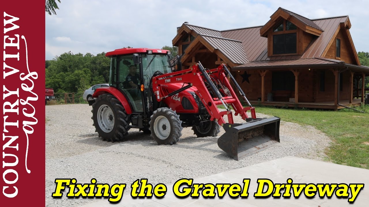 Fixing Gravel Driveway after the Pole Barn Construction