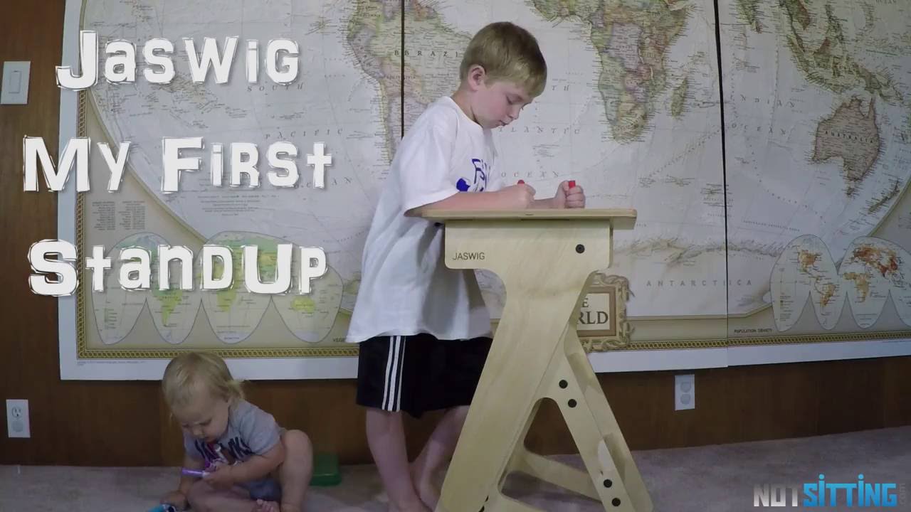 Jaswig My First StandUp Kids Standing Desk Video Review