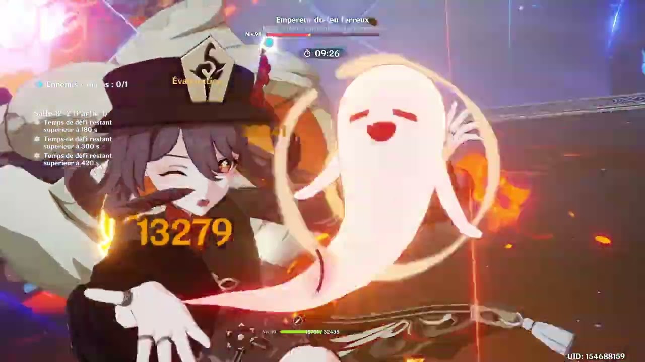 Hutao & Keqing Speed Run on Baby Bus Spiral Abyss Floor 12