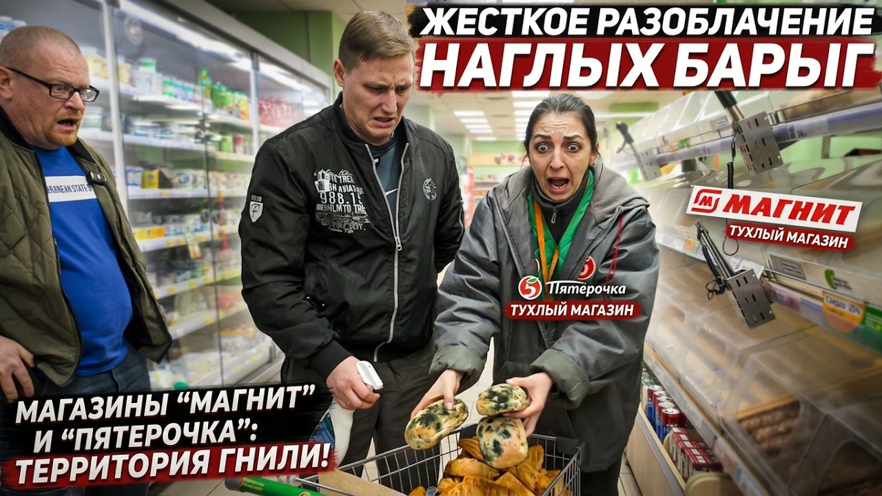 ЖЕСТКОЕ РАЗОБЛАЧЕНИЕ СРАЗУ ДВУХ МАГАЗИНОВ / НАГЛЫЕ БАРЫГИ СПЕЦИАЛЬНО ВЫСТАВИЛИ ПРОСРОЧКУ НА ПРИЛАВОК