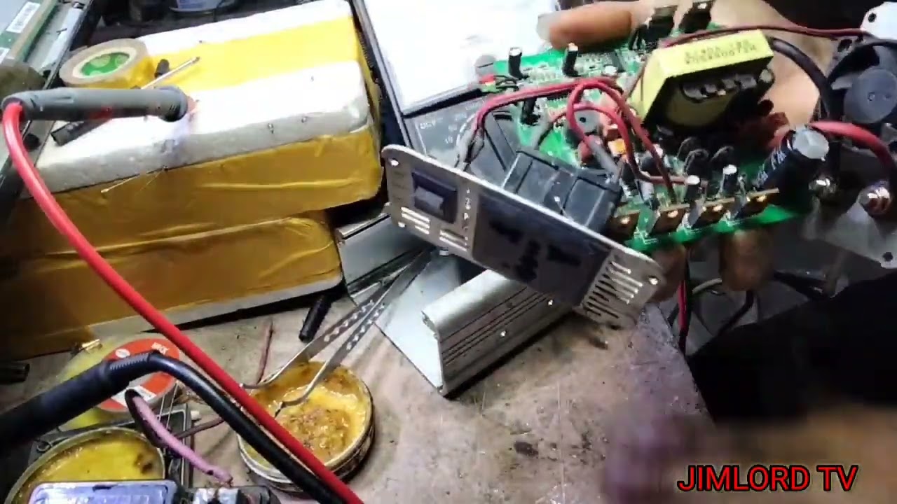 12 VOLTS INVERTER FAULT PROBLEM HOW TO REPAIR 