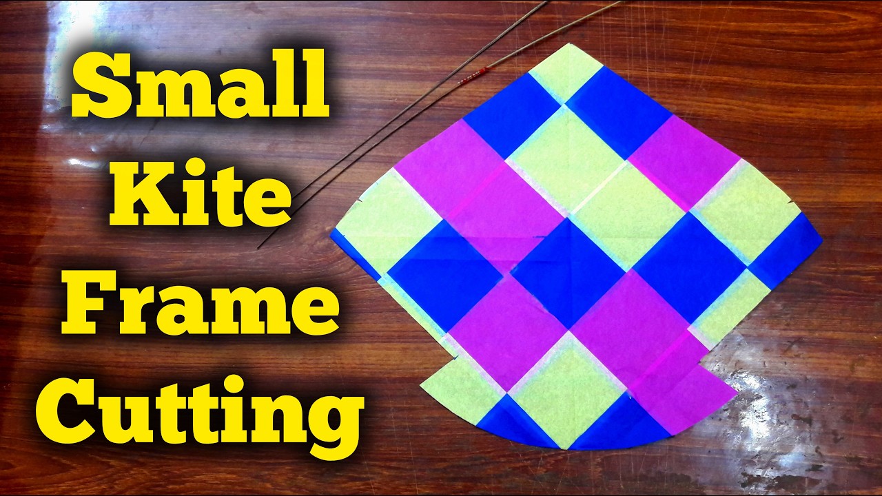 How to Cut the Perfect Small Broomstick Farma (Step-by-Step) | How to Make a Small Kite Frame!