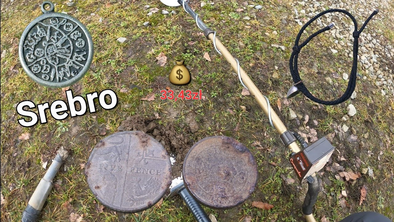 10# Wykopki jest srebro wisiorek fajstos i monety granic ! Tesoro compadre 