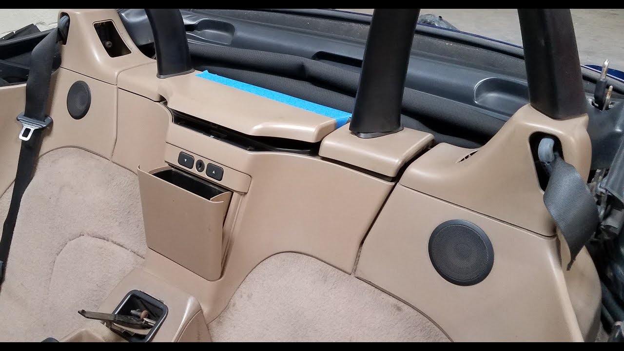 BMW Z3 Rear Plastic Deck Storage Removal e36/7