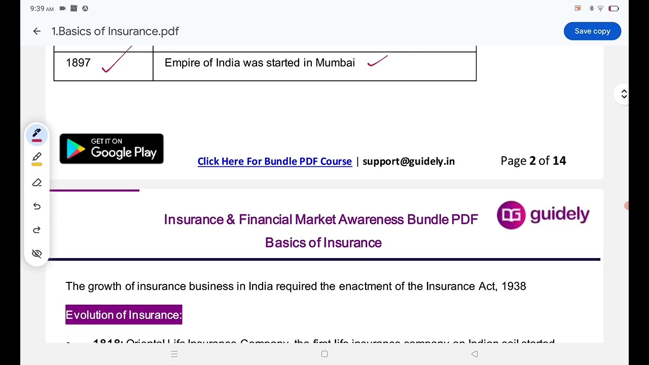 STUDY WITH ME INSURANCE AWARENESS NIACL AO INTERVIEW, OICL AO INSURANCE AWARENESS 