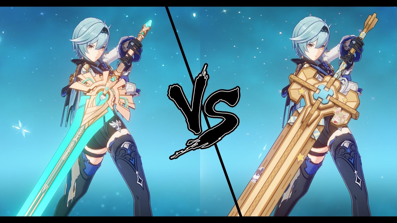 C0 Eula - Skyward Pride R1 vs Ultimate Overlord's Mega Magic Sword R5