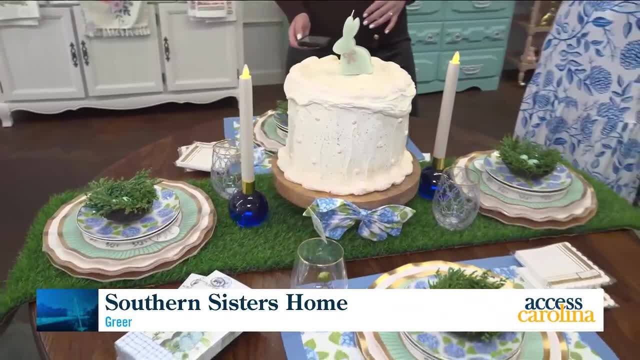 Идеи для весеннего оформления обеденного стола от Southern Sisters Home
