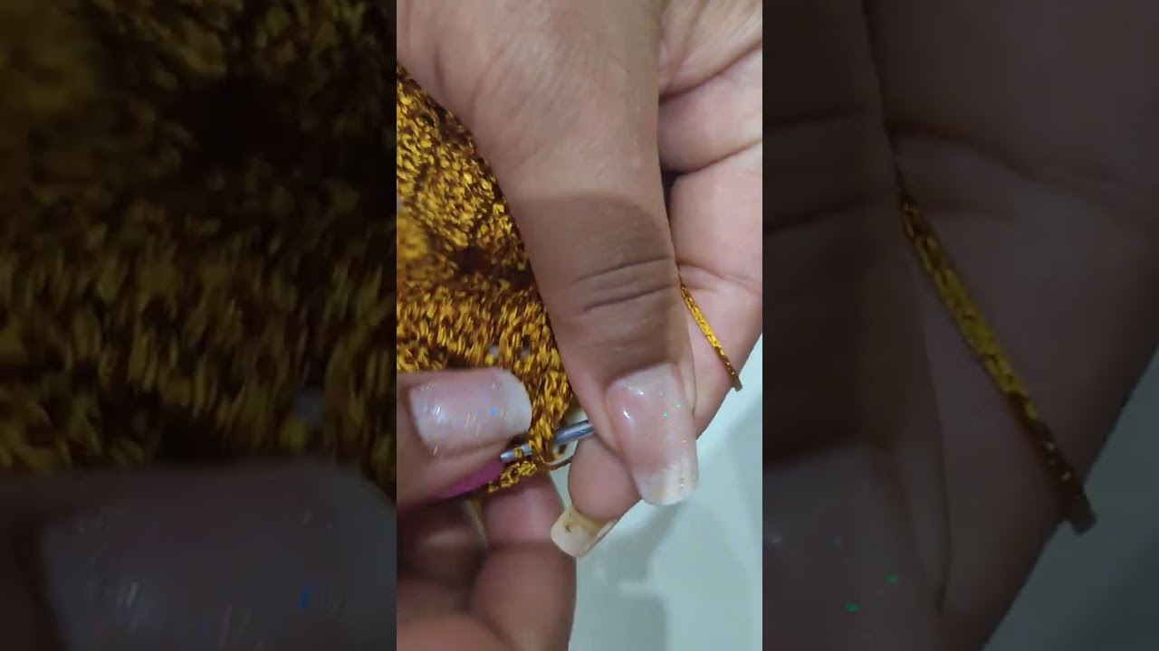 Parte 2.    Lenço bandana de crochê com fio encanto!