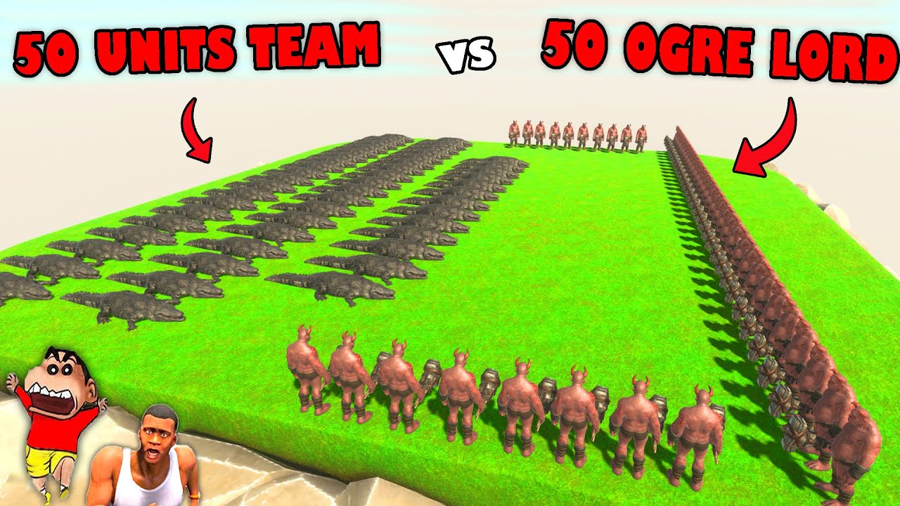 WHO has the STRONGEST TEAM in Animal Revolt Battle Simulator with SHINCHAN and CHOP Part 3