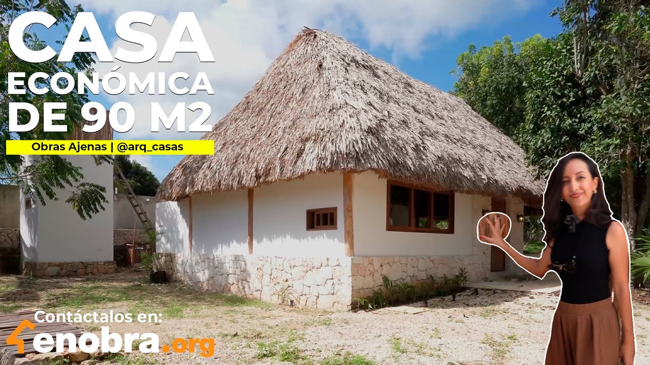 ¡MICRO CASA! de PALAPA MAYA económica TIPO LOFT en BACALAR🥥 | @arq_casas