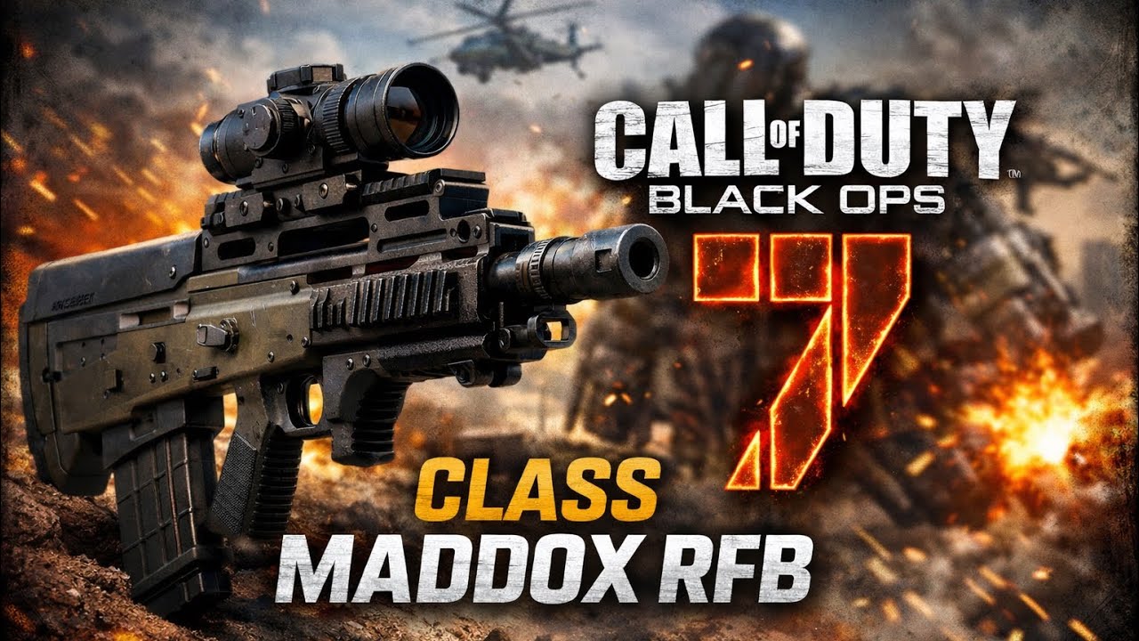 افضل كلاس لسلاح MADDOX FRB يخليك تكسر اللوبي باكامل صار وحش في بلاك اوبس 7 😱🔥!