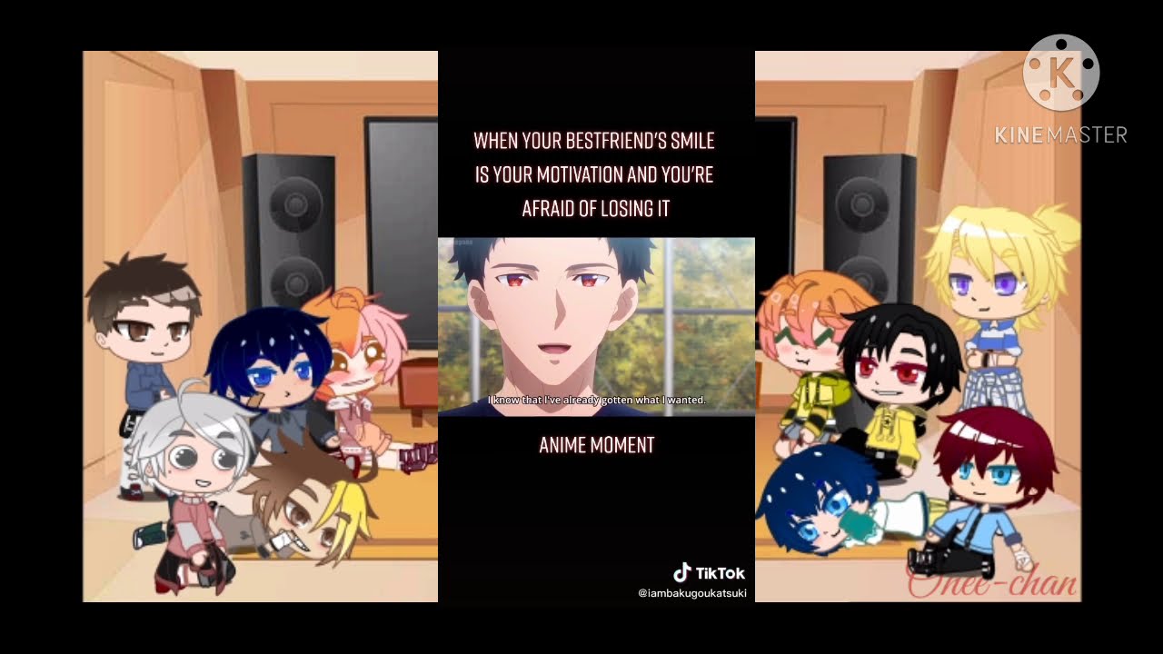 Haikyuu! and Number 24 react to eachother • onee chan