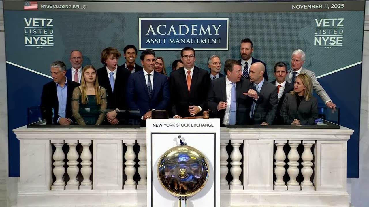 The NYSE welcomes Academy Asset Management to celebrate (NYSE Arca: VETZ)