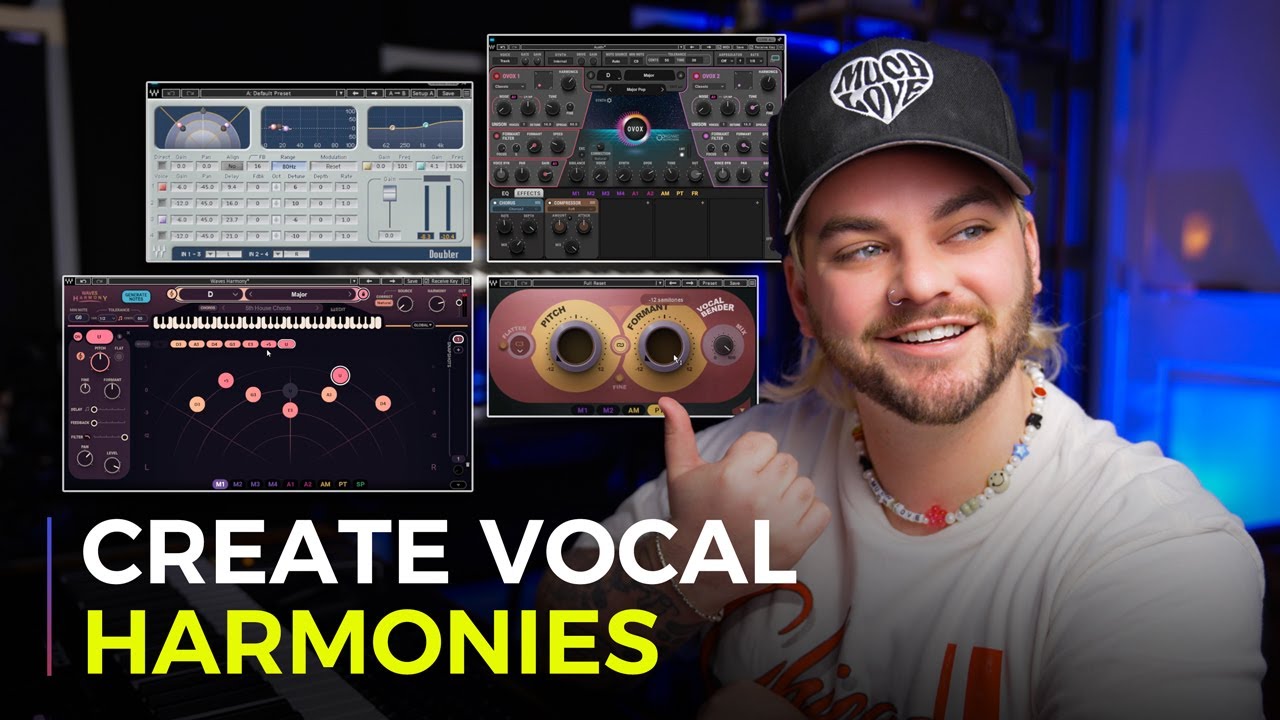 How to create NEW Vocal Harmonies from one track