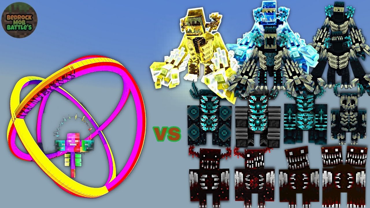 Dream Wither (ZENO) vs Warden Plus (Warden's) | Minecraft Bedrock | MobBattle
