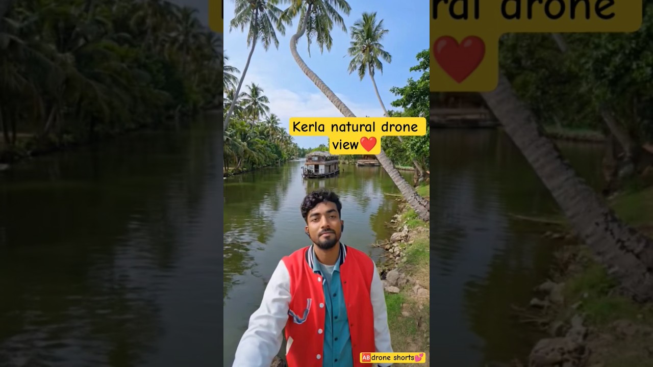 Dji drone flying test 🍁🥀😍 