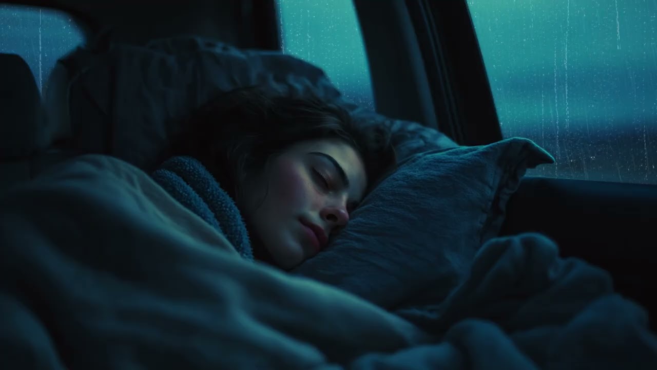 Night Car Thunderstorm | Heavy Rain Sounds to Quiet Your Thoughts